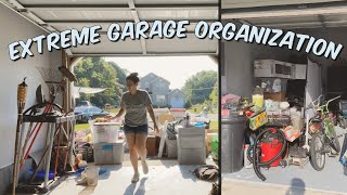 Extreme Garage Clean Out and Organization On A Budget | With Client Reaction | Alyssa Rodriguez