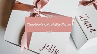 Bol sürprizli hediye kutusu hazırlama | DIY gift box