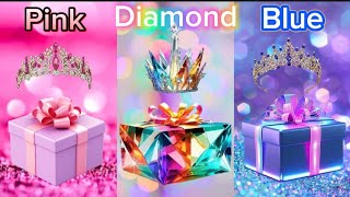 Choose your Gift😂😍🤮 | 3 giftbox challenge | #chooseyourgift #pink #blue #rainbow