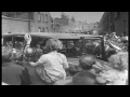 soldiers clearing rubble and the reconstruction work in progress after the german...hd stock footage