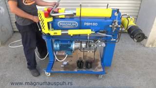 Magnum PBM 60 Pibe bending and reducing machine