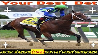 #3 Jackie Warrior "UNBEATABLE" Best BET Of The Day!  Kentucky Derby Day In The Pat Day Mile 8th