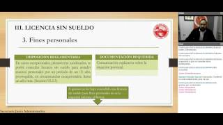 WEBINAR: Licencias Autorizadas por la Junta Administrativa al personal docente