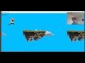 pygame python - side scrolling jumper - background clouds! - progress video 4