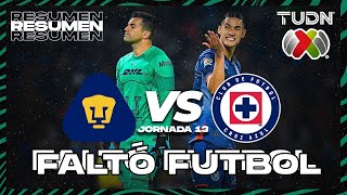 Resumen y goles | Pumas vs Cruz Azul | CL2024 - Liga Mx J13 | TUDN