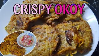 CRISPY OKOY || VEGETABLE OKOY  RECIPE || OKOY FRITTERS