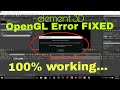 Element 3d OpenGL fix | AMD Radeon GRAPHICS | 2017 | JX STUDIOS