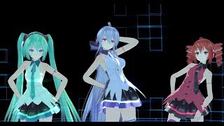 [MMD] STEP Korean ver  Tda haku miku teto