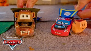 TRUNK-OR-TREAT with Lightning McQueen and Mater! | Pixar Cars