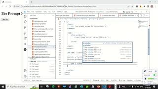 The Prompt Method in JavaScript