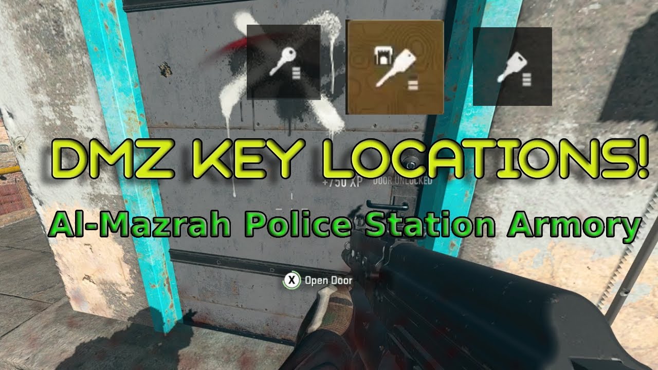 DMZ Al-Mazrah Police Station Armory At G5! Police Lockers Also! - YouTube