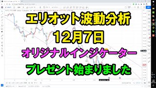 HiLoラインを自動で表示するツールをプレゼント｜エリオット波動分析 2022年12月7日　Elliott Wave