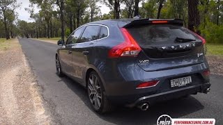 2017 Volvo V40 D4 (Polestar) 0-100km/h \u0026 engine sound