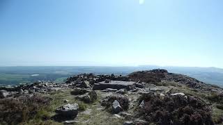 The wonderful ancient hillfort and settlement of Garn Boduan above Nefyn Llyn Gwynedd Cymru Wales