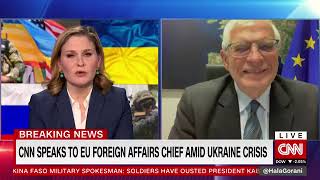 CNN's Hala Gorani interviews HR/VP Josep Borrell amid Ukraine crisis | 24/01/2022