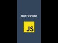 💻 JavaScript: rest parameter #programming #javascript #coding #shorts #tutorial