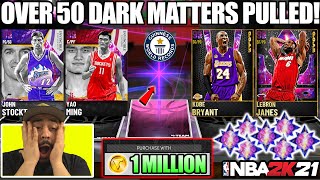 I SPENT 1 MILLION VC ON GUARANTEED INVINCIBLE DARK MATTER GOAT PACKS! NBA 2K21 MYTEAM PACK OPENING