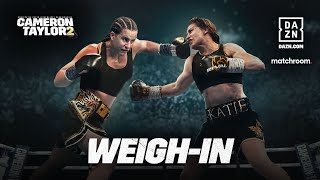 CHANTELLE CAMERON VS. KATIE TAYLOR 2 WEIGH IN LIVESTREAM