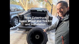 Cybertruck Spare Wheel and Tire Kit Mounting and Installation