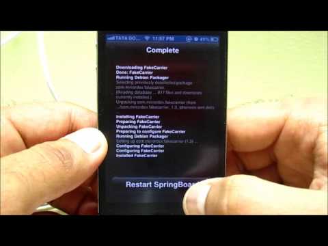 How to Change Carrier Name on Jailbroken iPhone, Pod Touch or iPad How to Change Carrier Name on Jailbroken iPhone, Pod Touch or iPad