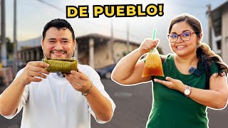 LA MEJOR COMIDA DE PUEBLO en EL SALVADOR | Frijoles licuados con pan