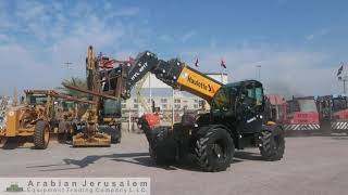 HOW TELEHANDLER – BOOM LOADER - HAULOTTE – HTL4017 WORKS...FIND THE DISPLAY @ ARABIAN JERUSALEM YARD