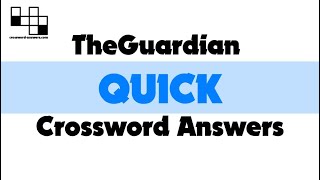 Quick Crossword No. 15788 Solution: