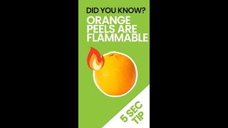 Oranges are Flammable #shorts