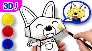 Pororo Paper DIY | How to make Eddy | DIY for kids | Pororo the Little Penguin