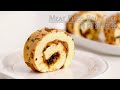 Meat Floss  Roll Cake Recipe| Meat Floss Swiss Roll Cake| Japanese Roll Cake Recipe