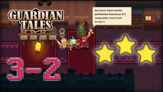 Guardian Tales 3-2 Guide (3 Star) | Sekolah Sihir Lantai Kedua