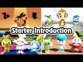 Pokémon Games : Evolution of Starter Pokémon ⁴ᴷ (1996 - 2022)