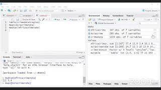 R script for crime data analysis