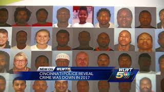 Cincinnati police: Crime down in 2017