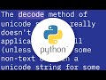 What is the difference between encode/decode?