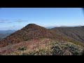 紅葉　比婆山・池の段から