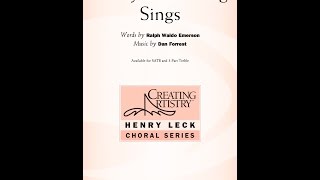 Alway Something Sings (3-Part Treble Choir) - by Dan Forrest