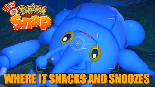 New Pokemon Snap – Where it Snacks and Snoozes