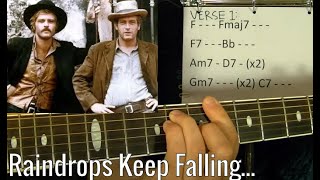 Raindrops Keep Falling On My Head - B.J. Thomas - Guitar Lesson