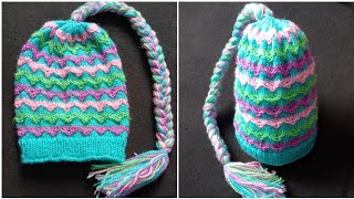 Beautiful Multi Colour Designer Baby Cap/Baby Cap Design Step By Step