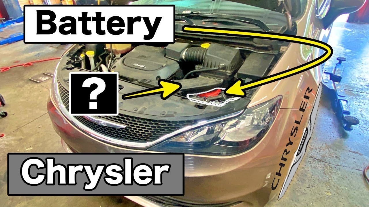 How To | Replace Car Battery | 2017+ | Chrysler Pacifica | - YouTube