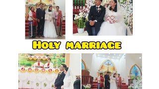 Premy and Mhonbemo Holy marriage.(12/11/24).