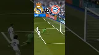 Return in result Real Madrid vs. Bayern Munich