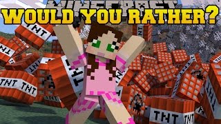 Minecraft: WOULD YOU RATHER SPECIAL! (QUESTIONS ABOUT US!) Mini-Game