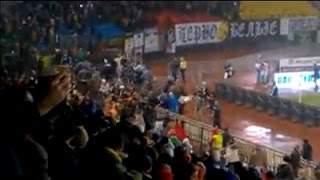 Russia Football Fight: Match stopped after clashes between rival fans