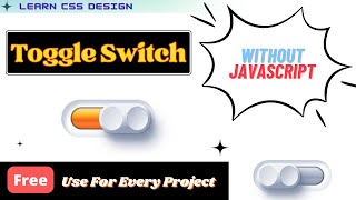 Designing The Toggle Switch Menu HTML CSS Without JavaScript: A Comprehensive Tutorial