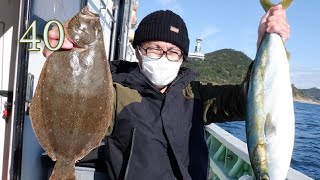 【４０】伊勢湾　初心者でも泳がせでヒラメは釣れる？