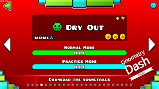 Geometry Dash 4단계 (DRY OUT) 올코인