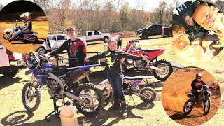 Getting kids some dirt bike practice. Race is coming!