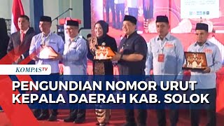 Ini Nomor Urut Pasangan Calon Bupati dan Wabup di Kabupaten Solok selama Pilkada 2024!